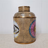 Danny's Fine Porcelain Porcelain Round Jar Constellation [Le] with Bronze Ormolu – B793 - CLOSEOUT