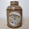 Danny's Fine Porcelain Porcelain Round Jar Constellation [Le] with Bronze Ormolu – B793 - CLOSEOUT