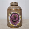 Danny's Fine Porcelain Porcelain Round Jar Constellation [Le] with Bronze Ormolu – B793 - CLOSEOUT