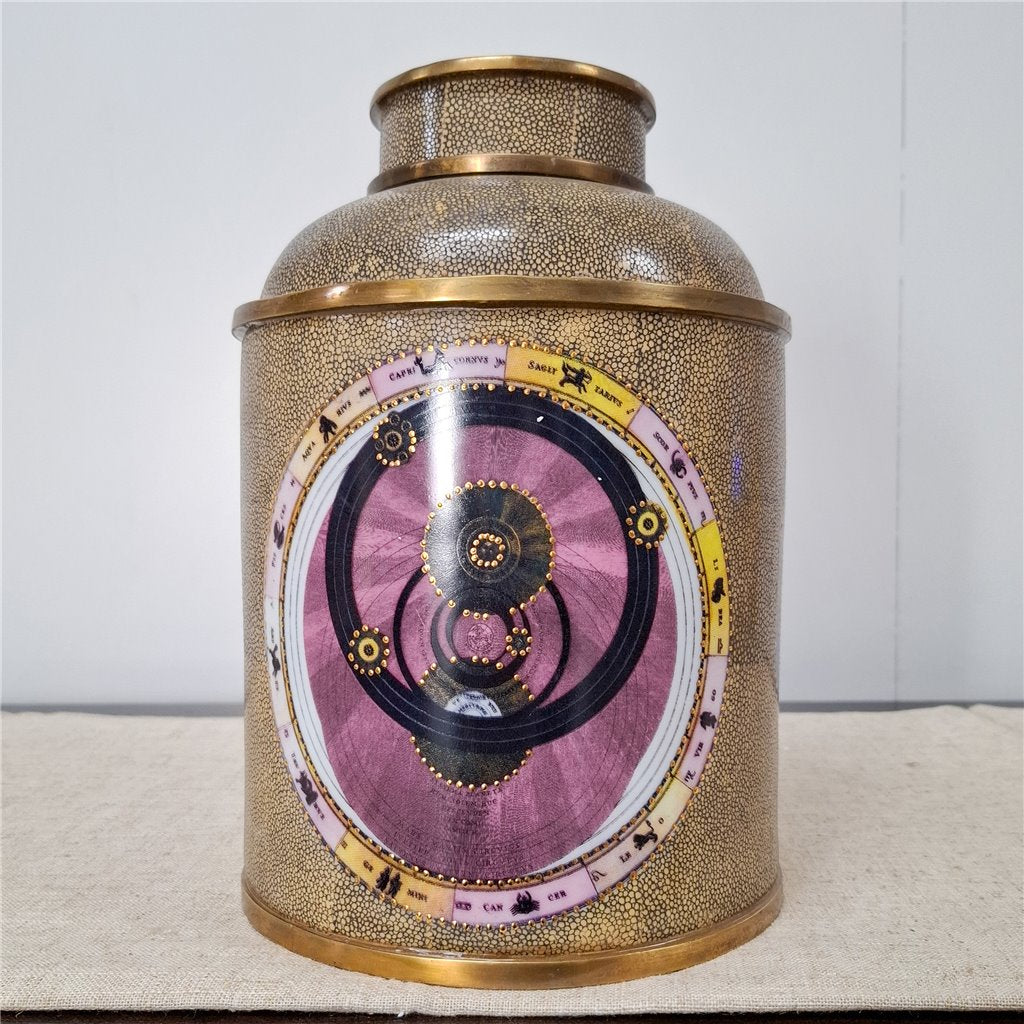 Danny's Fine Porcelain Porcelain and Bronze Ormolu Jar Constellation [Le] – B793 - CLOSEOUT