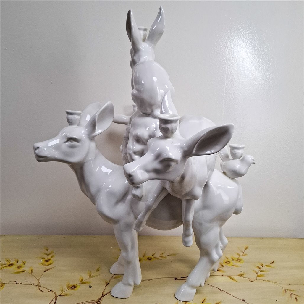 Danny's Fine Porcelain Porcelain Deer Figurine - CLOSEOUT