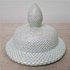 Danny's Fine Porcelain Porcelain Fish Scale Temple Jar - CLOSEOUT