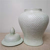 Danny's Fine Porcelain Porcelain Fish Scale Temple Jar - CLOSEOUT