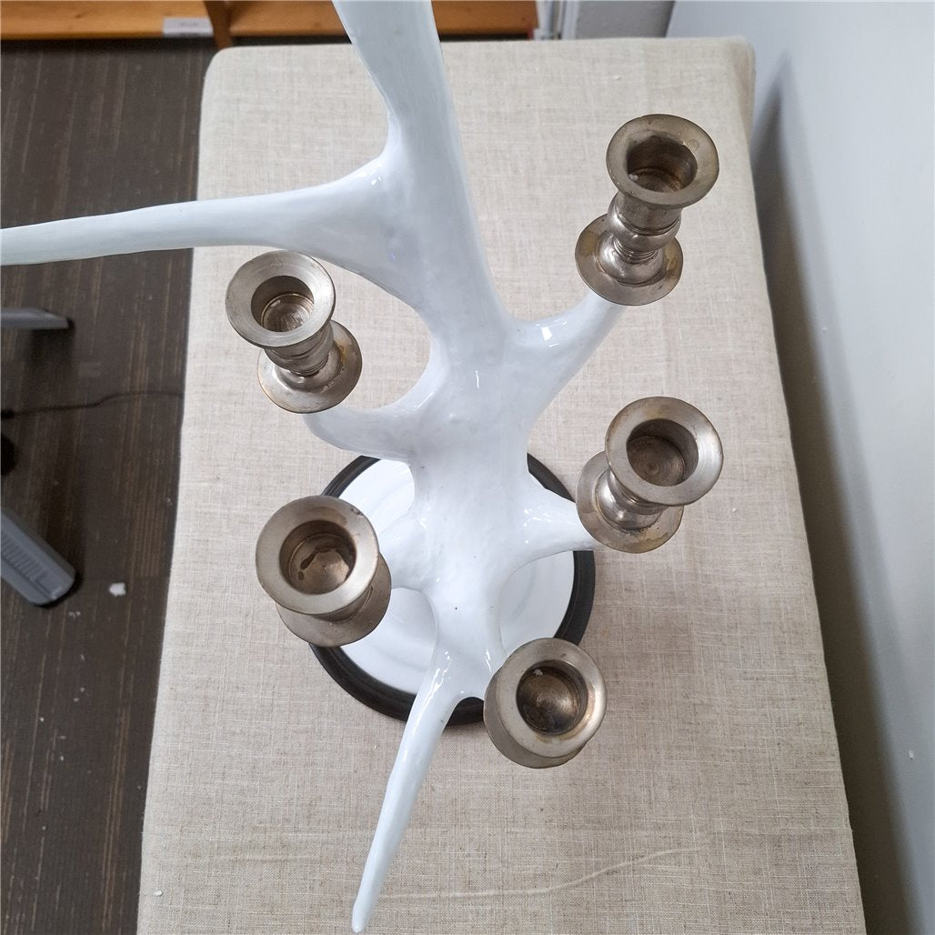 Danny's Fine Porcelain Antler Style Candle Holder - CLOSEOUT