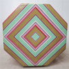 Danny's Fine Porcelain Colorful Chevron Porcelain Vase - CLOSEOUT