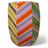 Danny's Fine Porcelain Colorful Chevron Porcelain Vase - CLOSEOUT