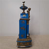 Danny's Fine Porcelain Blue Porcelain Bronze Ormolu Clock - CLOSEOUT