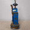 Danny's Fine Porcelain Blue Porcelain Bronze Ormolu Clock - CLOSEOUT