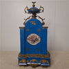 Danny's Fine Porcelain Blue Porcelain Bronze Ormolu Clock - CLOSEOUT