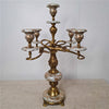 Danny's Fine Porcelain Bronze Ormolu Five Arm Candelabra - CLOSEOUT