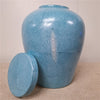 Danny's Fine Porcelain Blue Crackle Porcelain Jar - CLOSEOUT