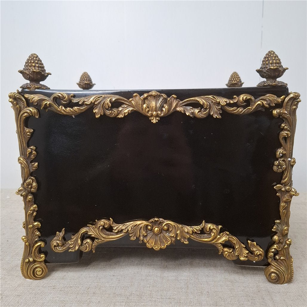 Danny's Fine Porcelain Bronze Ormolu Planter - CLOSEOUT
