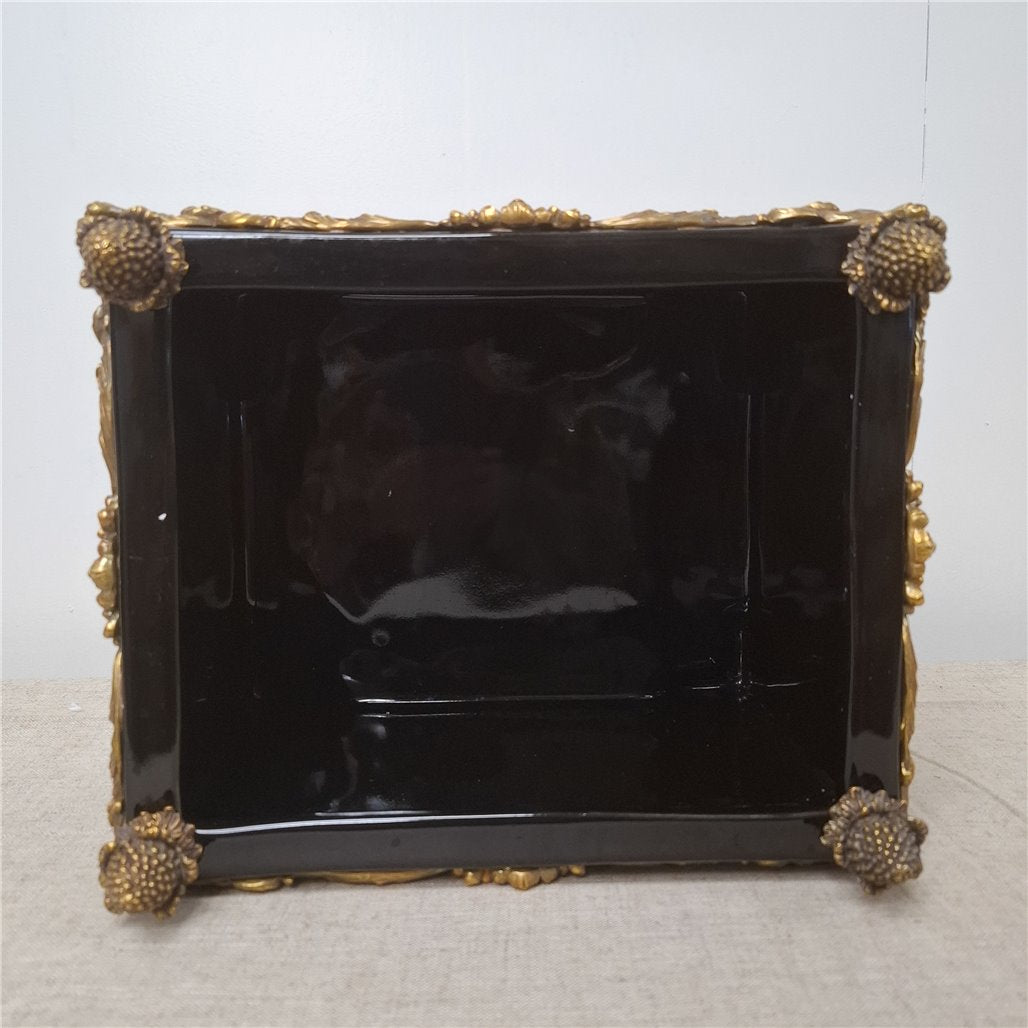 Danny's Fine Porcelain Bronze Ormolu Planter - CLOSEOUT