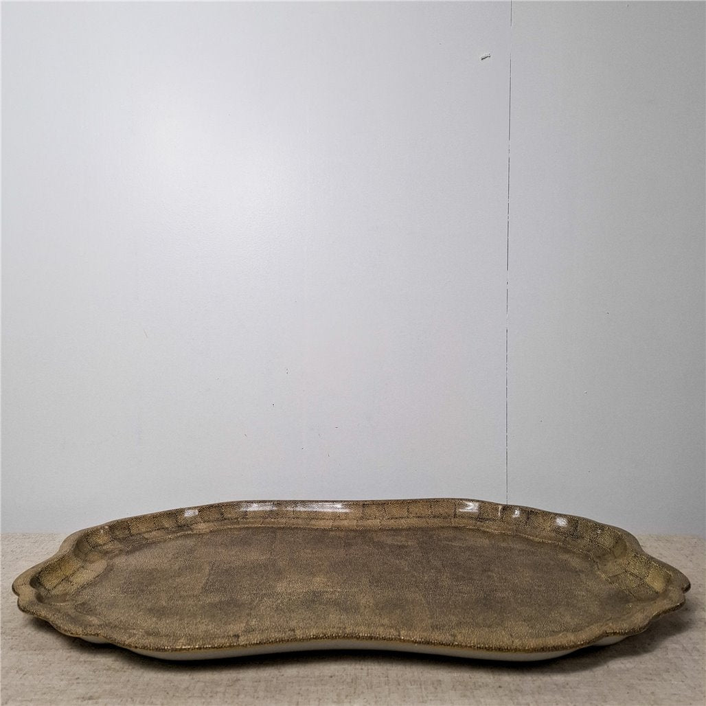 Danny's Fine Porcelain Antique Bronze Decorative Tray - CLOSEOUT