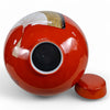 Danny's Fine Porcelain Red Fan Porcelain Covered Jar - CLOSEOUT