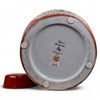 Danny's Fine Porcelain Red Fan Porcelain Covered Jar - CLOSEOUT