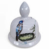 Danny's Fine Porcelain Garden Fan Tall Covered Jar - CLOSEOUT
