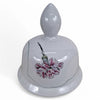 Danny's Fine Porcelain Garden Fan Tall Covered Jar - CLOSEOUT