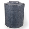 Danny's Fine Porcelain Blue Linen Garden Stool - CLOSEOUT