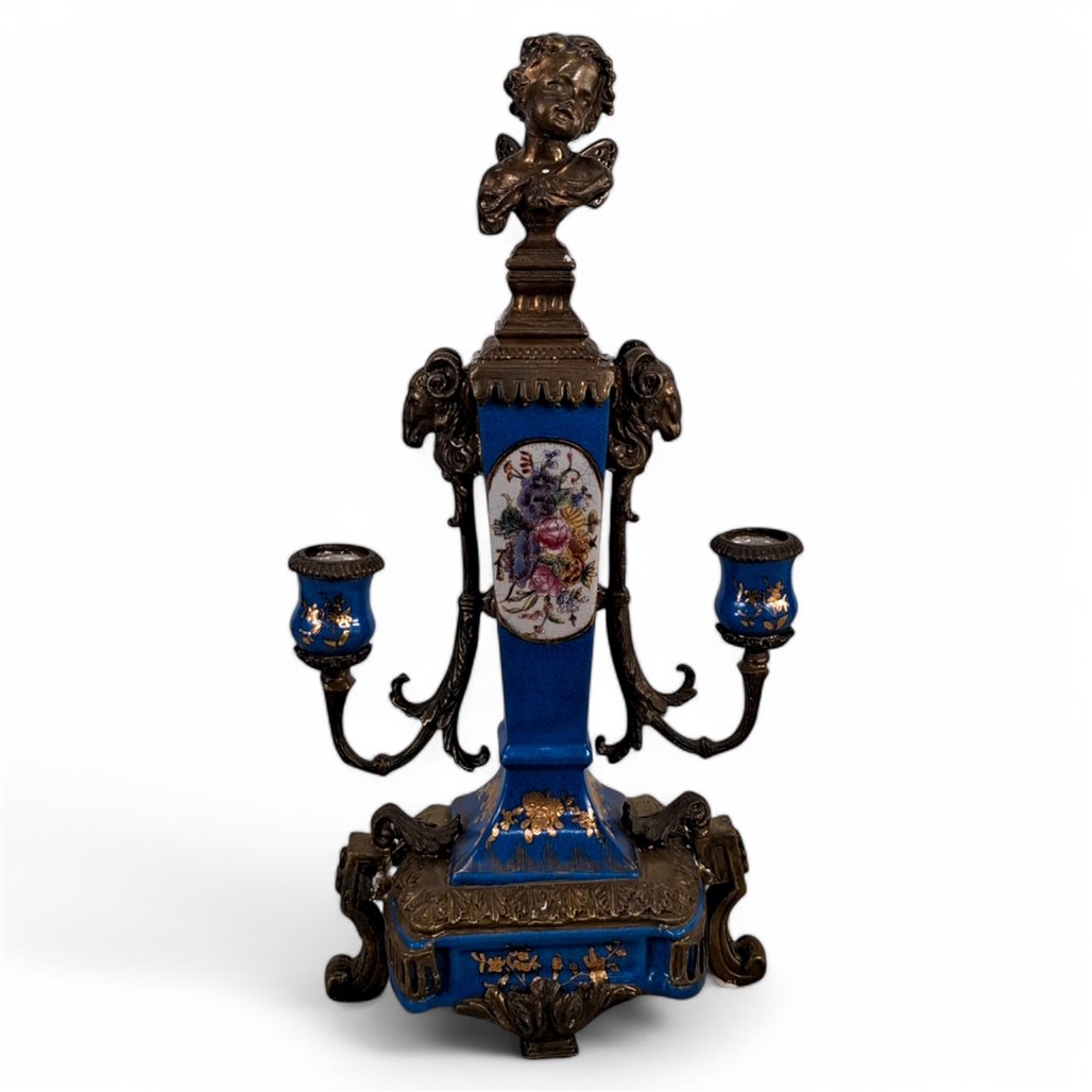 Danny's Fine Porcelain Bronze Ormolu Lion Lamp Base - CLOSEOUT