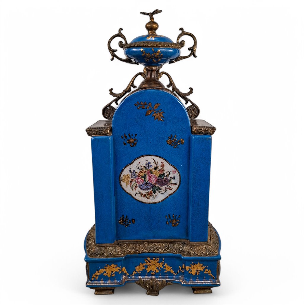 Danny's Fine Porcelain Decorative Mantel Clock - CLOSEOUT