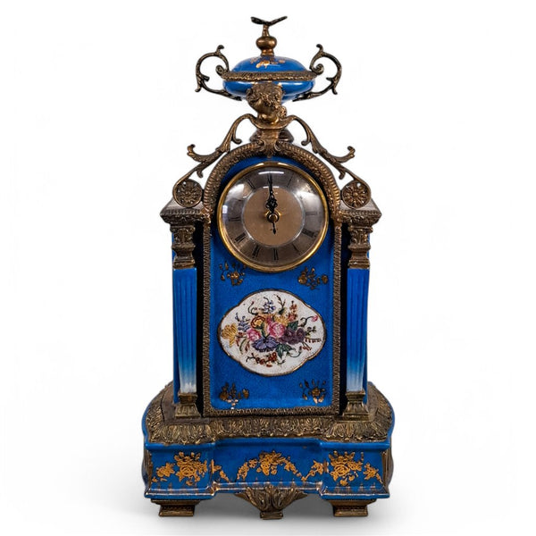 Danny's Fine Porcelain Decorative Mantel Clock - CLOSEOUT