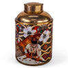 Danny's Fine Porcelain Porcelain Round Jar Portrait V with Bronze Ormolu – B793 - CLOSEOUT
