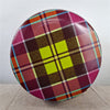 Danny's Fine Porcelain Plaid Porcelain Garden Stool - CLOSEOUT