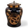 Danny's Fine Porcelain Black Porcelain Dragon Covered Jar - CLOSEOUT