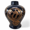 Danny's Fine Porcelain Black Gold Covered Jar - CLOSEOUT