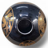 Danny's Fine Porcelain Black Gold Covered Jar - CLOSEOUT