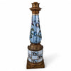 Danny's Fine Porcelain Porcelain Candle Holder with Bronze Ormolu - CLOSEOUT