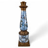 Danny's Fine Porcelain Porcelain Candle Holder with Bronze Ormolu - CLOSEOUT