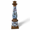 Danny's Fine Porcelain Porcelain Candle Holder with Bronze Ormolu - CLOSEOUT
