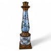 Danny's Fine Porcelain Porcelain Candle Holder with Bronze Ormolu - CLOSEOUT