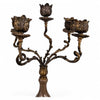 Danny's Fine Porcelain Antique Bronze Five Arm Candelabra - CLOSEOUT