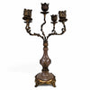 Danny's Fine Porcelain Antique Bronze Five Arm Candelabra - CLOSEOUT
