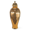 Danny's Fine Porcelain Gold Mesh Lidded Jar - CLOSEOUT