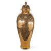 Danny's Fine Porcelain Gold Mesh Lidded Jar - CLOSEOUT