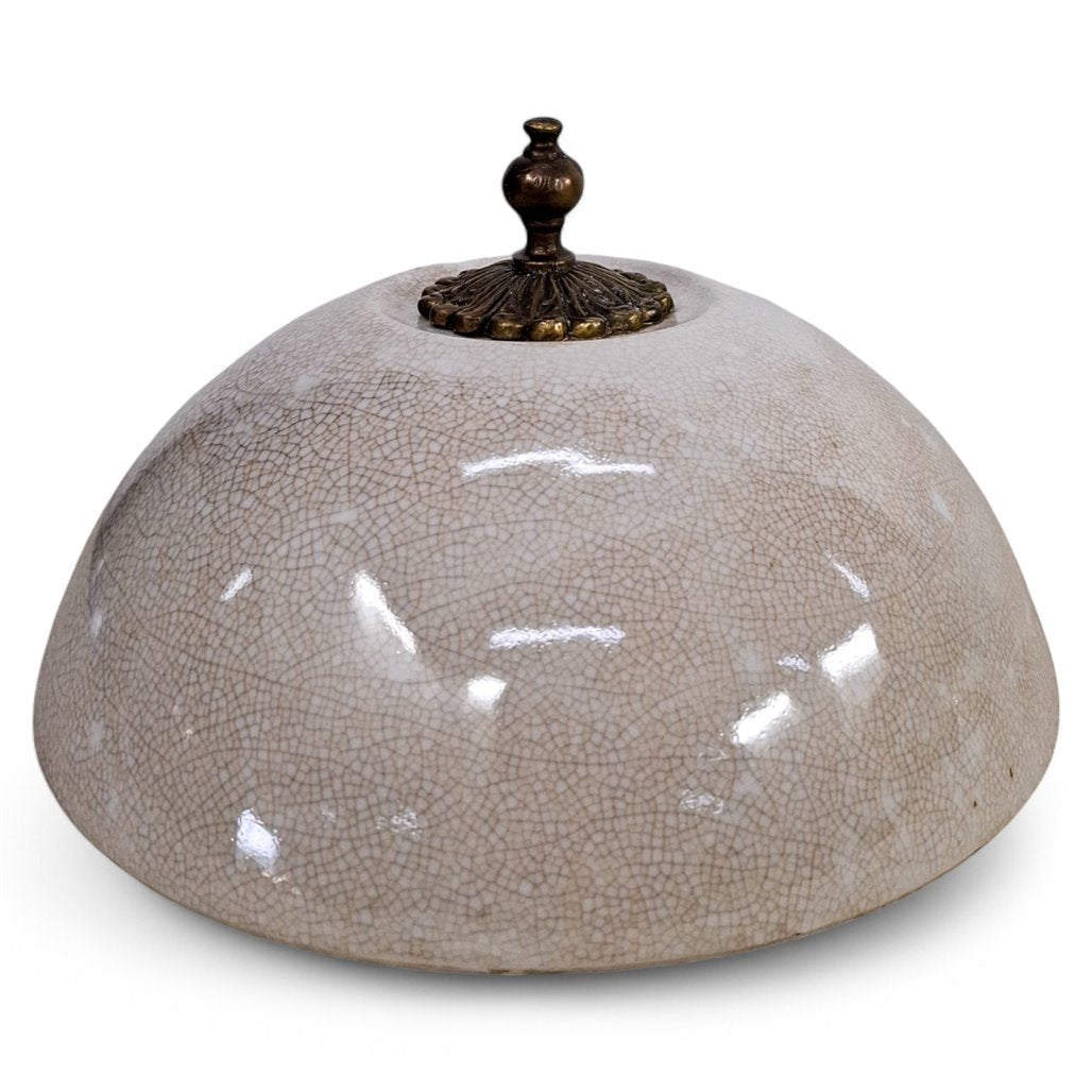 Danny's Fine Porcelain Blanc Chic Covered Trophy Centerpiece - CLOSEOUT