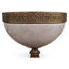 Danny's Fine Porcelain Blanc Chic Covered Trophy Centerpiece - CLOSEOUT