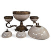 Danny's Fine Porcelain Blanc Chic Covered Trophy Centerpiece - CLOSEOUT