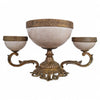 Danny's Fine Porcelain Blanc Chic Covered Trophy Centerpiece - CLOSEOUT