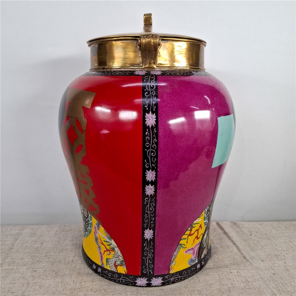 Danny's Fine Porcelain Decorative Portrait Covered Jar - CLOSEOUT