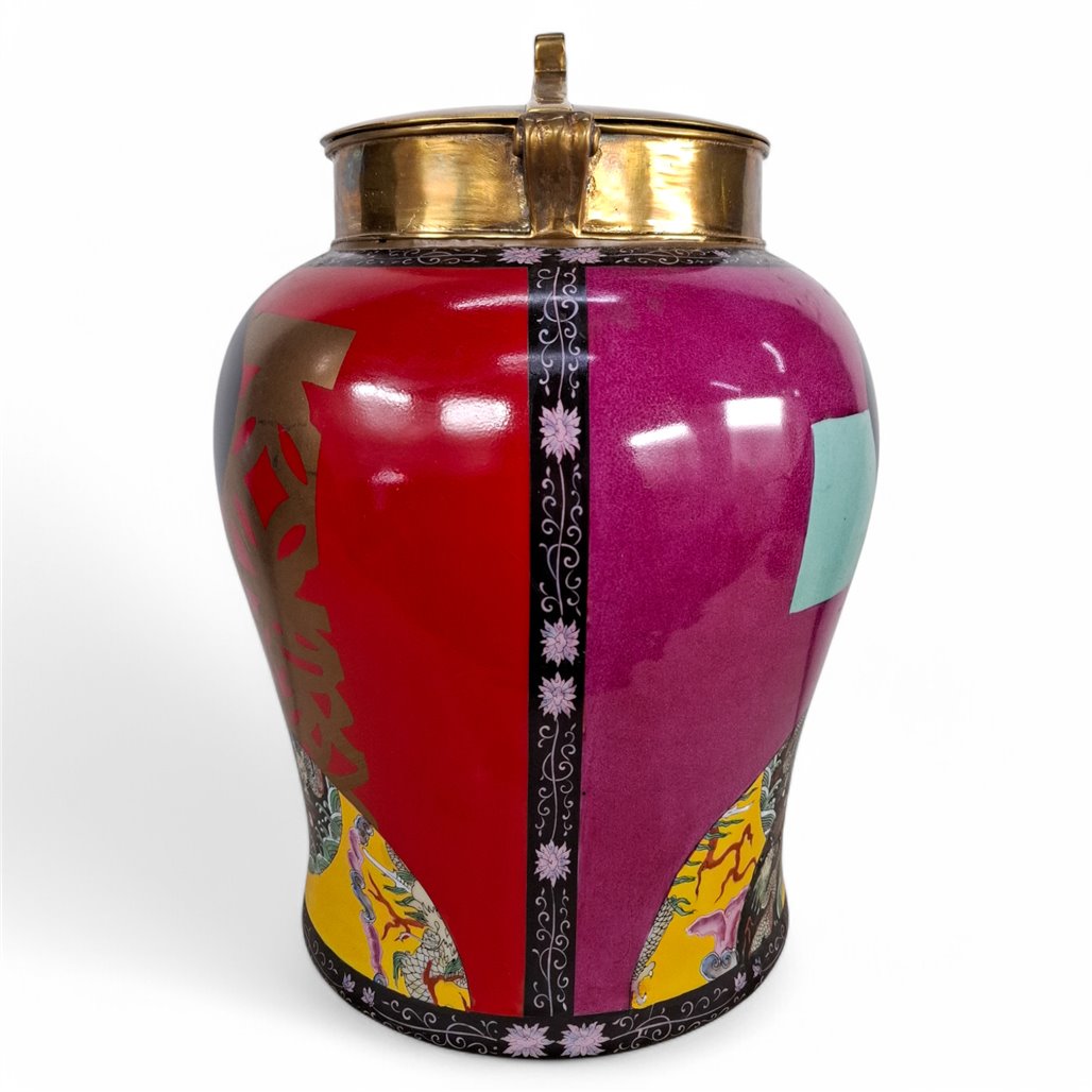 Danny's Fine Porcelain Decorative Portrait Covered Jar - CLOSEOUT