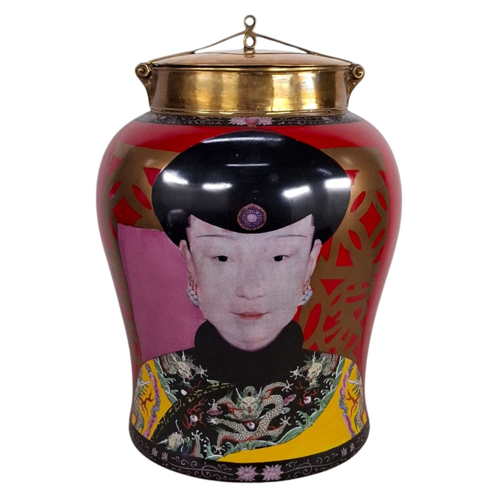 Danny's Fine Porcelain Decorative Portrait Covered Jar - CLOSEOUT