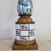 Danny's Fine Porcelain Porcelain Candle Holder with Bronze Ormolu - CLOSEOUT