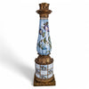 Danny's Fine Porcelain Porcelain Candle Holder with Bronze Ormolu - CLOSEOUT