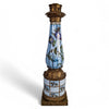 Danny's Fine Porcelain Porcelain Candle Holder with Bronze Ormolu - CLOSEOUT