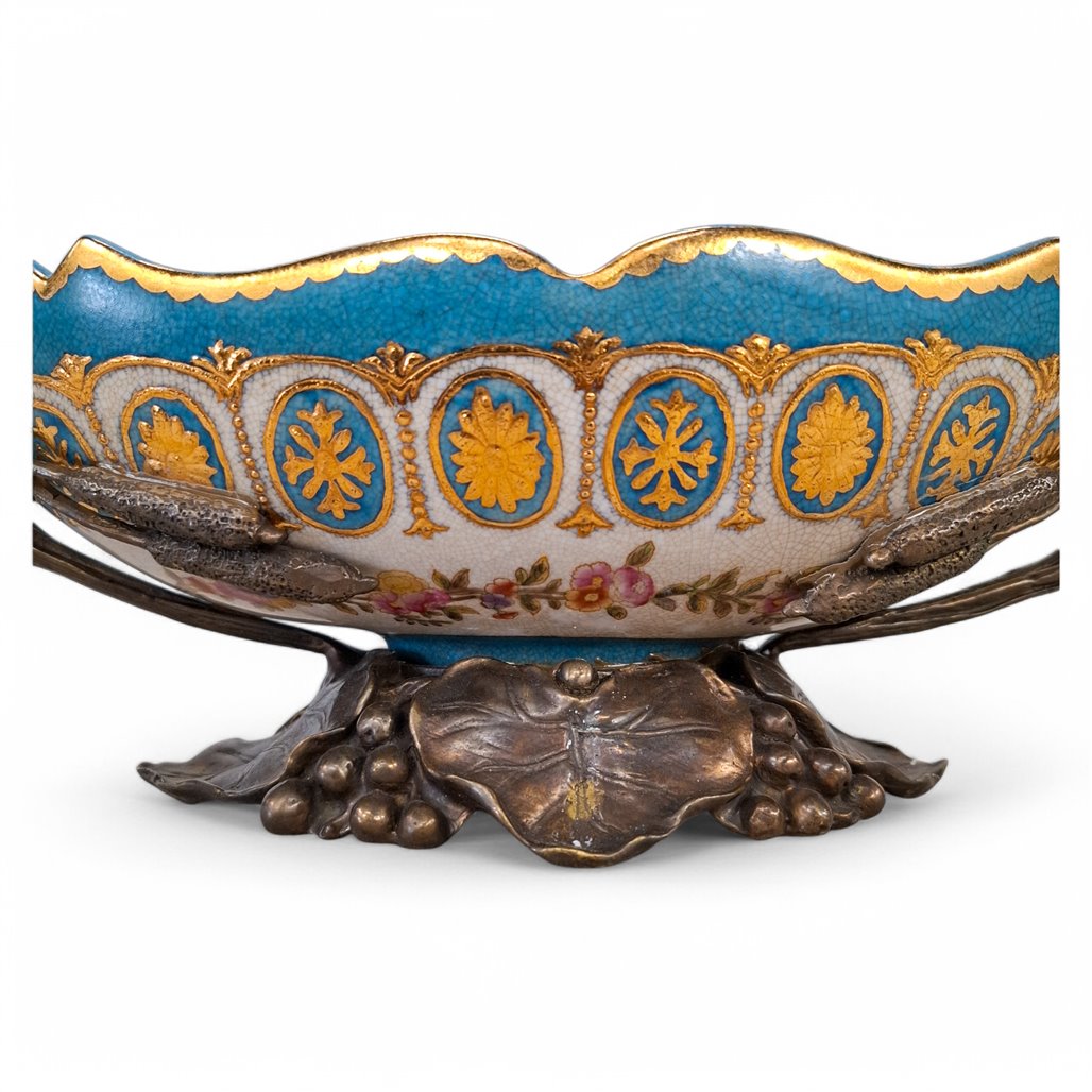 Danny's Fine Porcelain Ormolu Center Bowl - CLOSEOUT